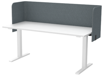 ACOUSTIC TRIPL WRAP DESK - Acoustic Private Workspace Partition