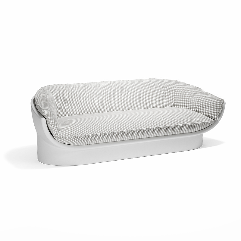 Luna Vondom 3-Seater Indoor Outdoor Sofa in white