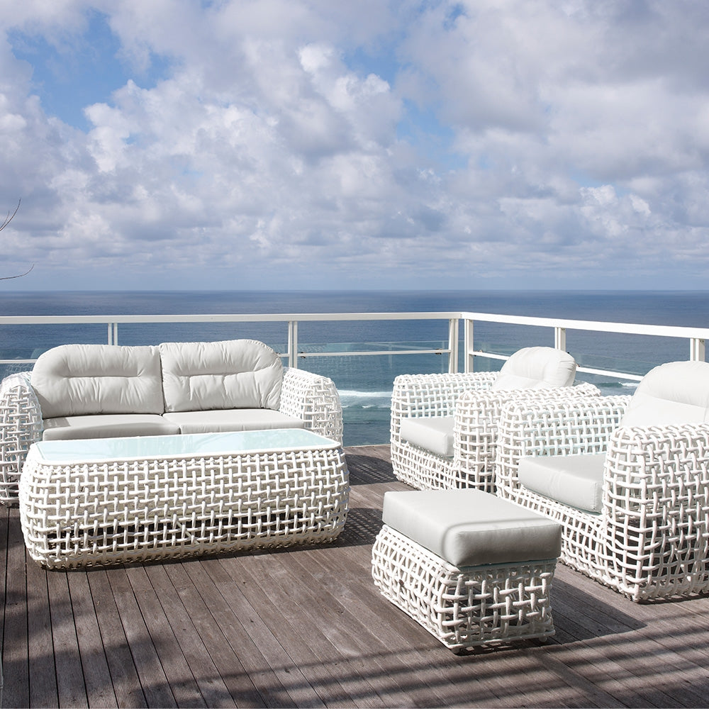 DYNASTY garden lounge woven sofa - Skyline Design