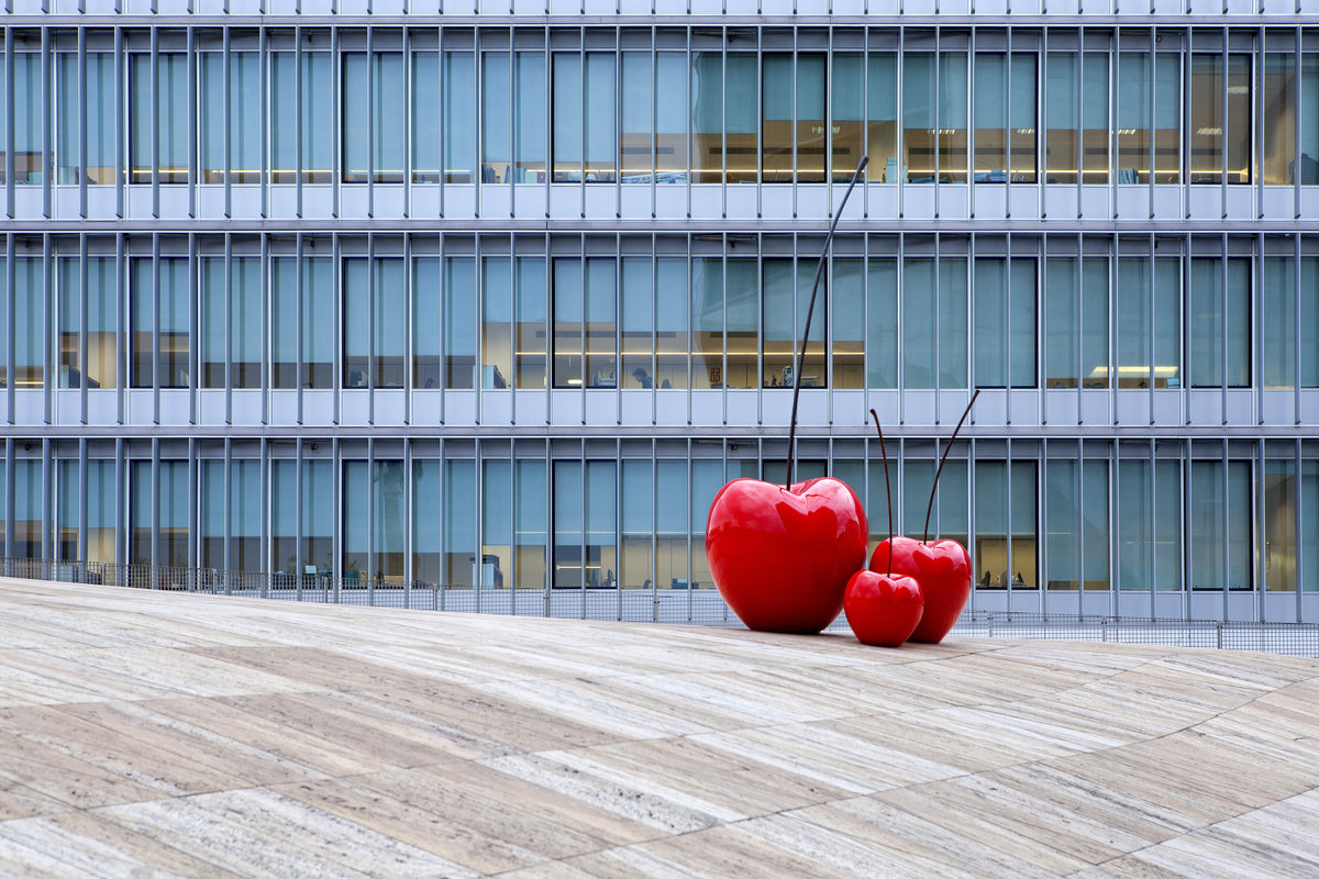 Cherry Red Varnish Brilliant Outdoor by Bull & Stein and Lisa Pappon