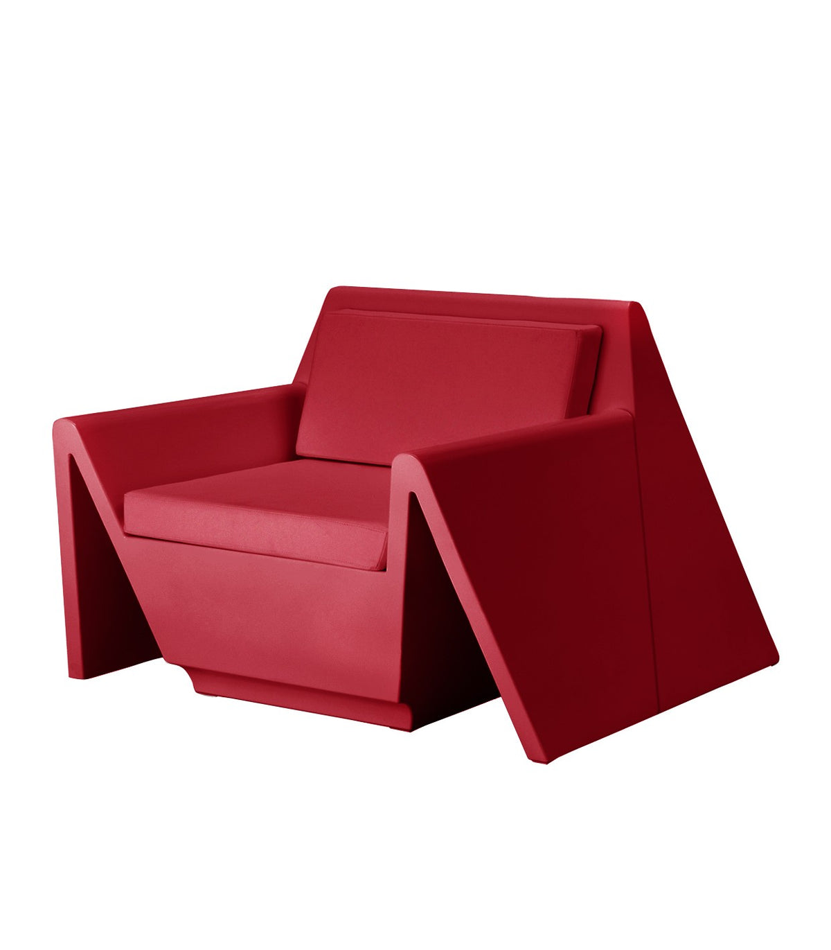 CHAISE LONGUE REST - Fauteuil Terrasse extérieur Hôtel rouge