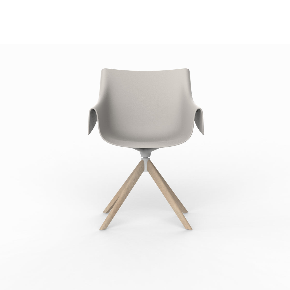 MANTA WOODEN SWIVEL ARMCHAIR - Wooden Swivel Chair