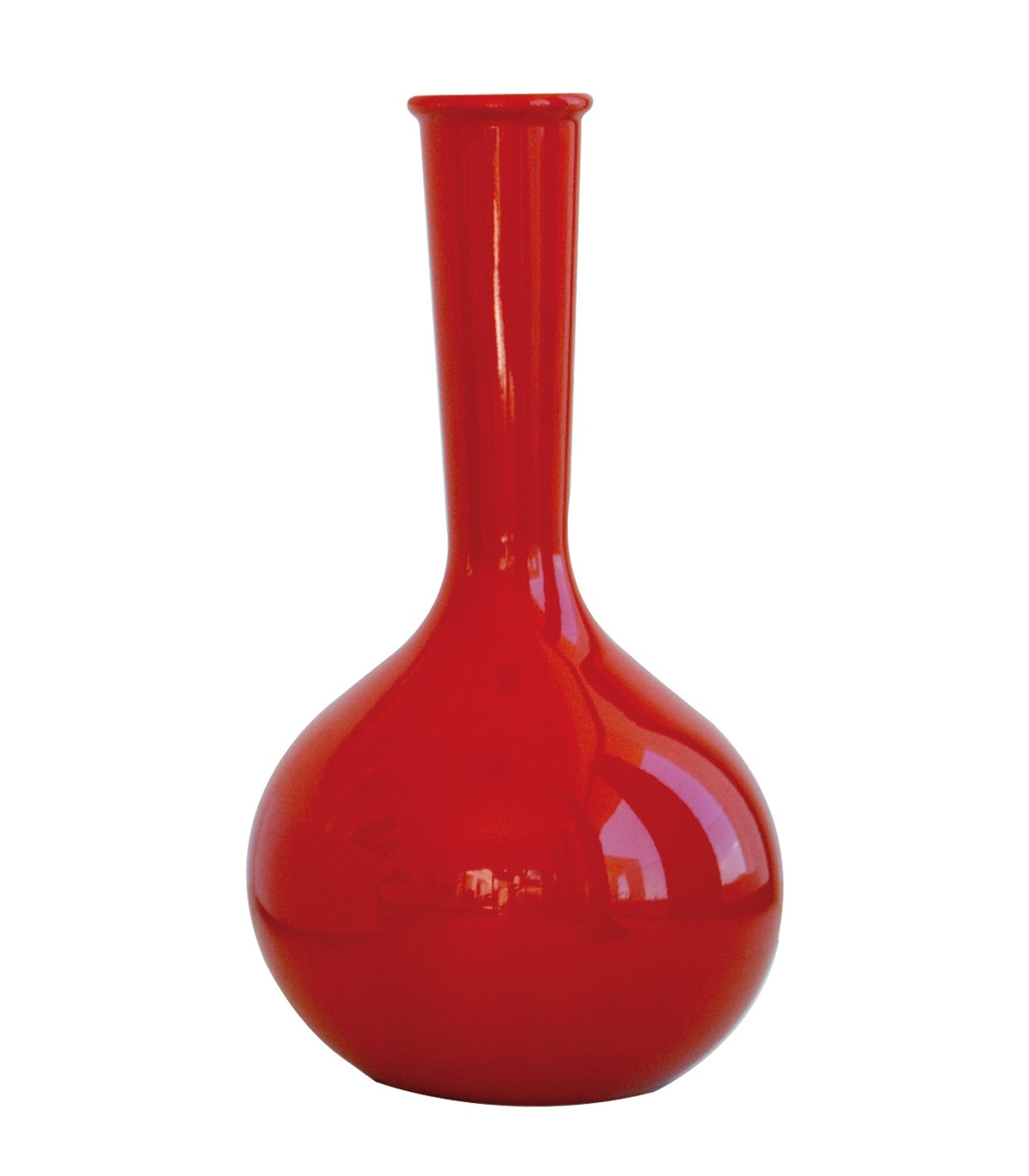 Vase Design Finition Laquée Flask Chemistubes Vondom - rouge