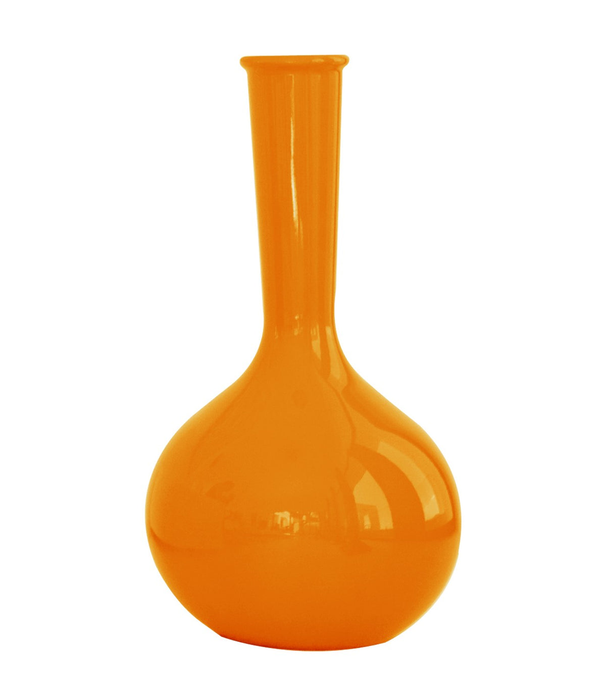Vase Design Finition Laquée Flask Chemistubes Vondom - orange