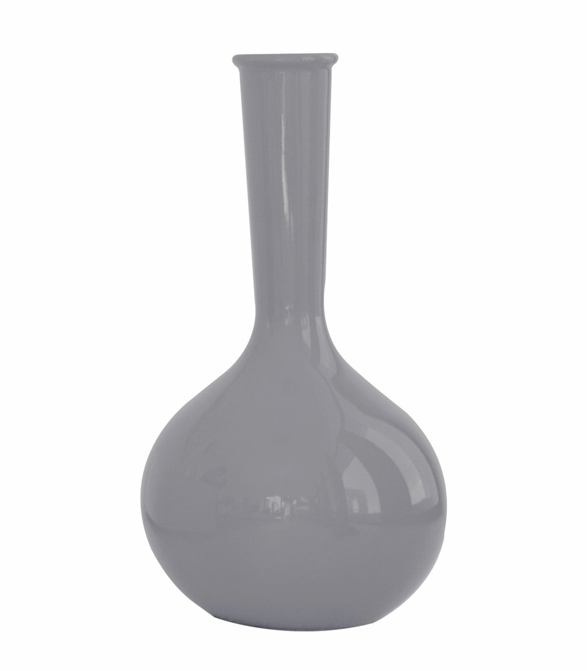 Vase Design Finition Laquée Flask Chemistubes Vondom - gris acier