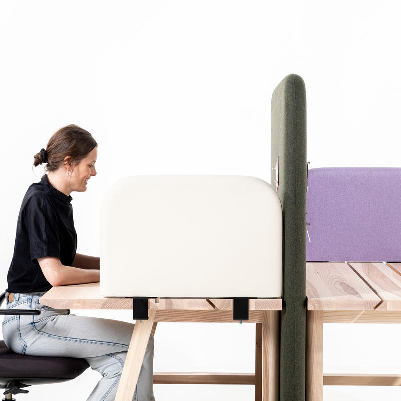 ACOUSTIQUE SHIELD DESK - Cloison Phonique pour Espace de Coworking