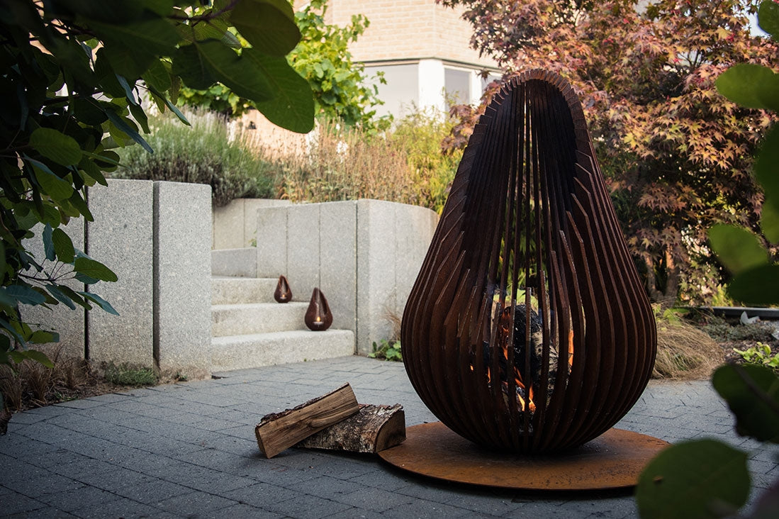 Brasero Exterieur Dewdrop L Glowbus Terrasse