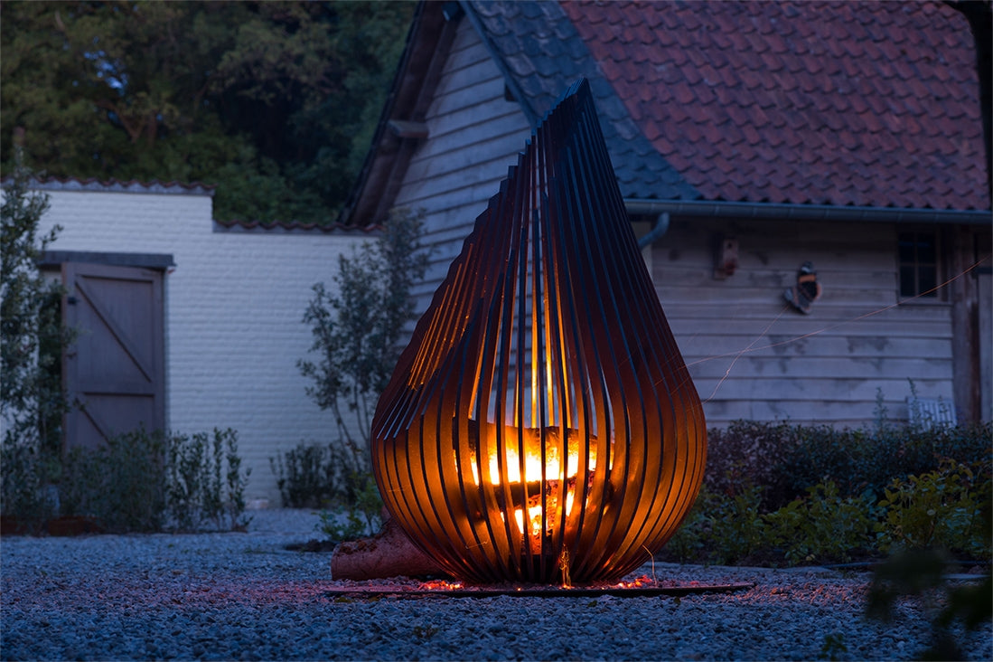 Jolie Exterieure Fireplace Dewdrop M Glowbus Garden