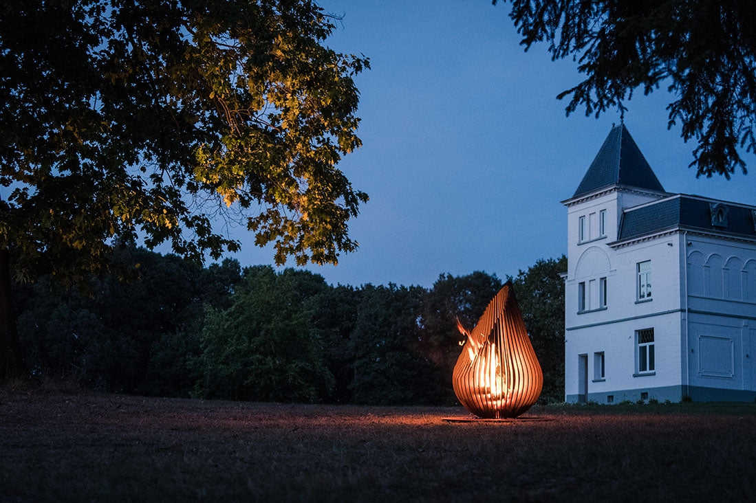 outdoor fire pit Dewdrop XL Glowbus Parc