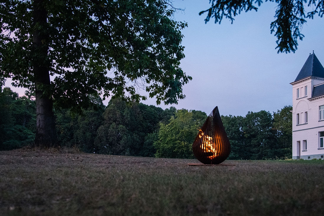 Dewdrop XL Brasero Outdoor Steel Glowbus