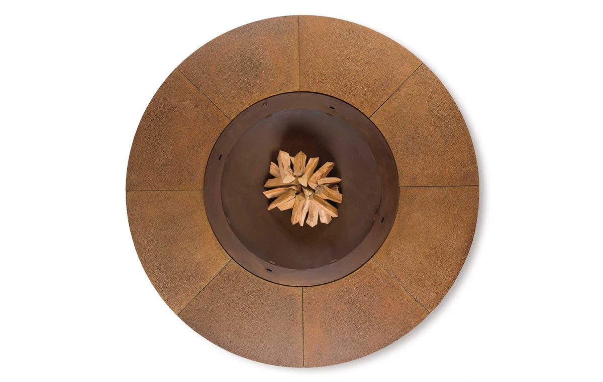 Ercole Brown 250 - Outdoor Fire Pit Concrete Brown - AK47