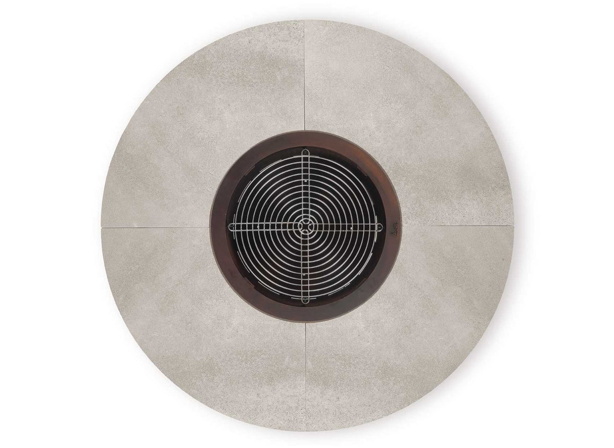 Grille (en option) - Ercole Concrete 150 - Brasero Béton - AK47