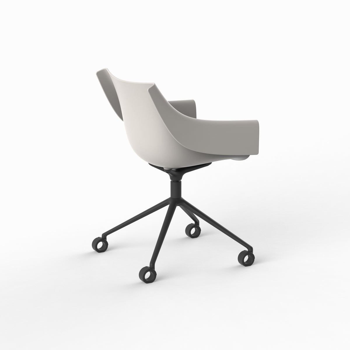 MANTA SWIVEL CASTER ARMCHAIR - Fauteuil à Roulettes Pivotant 