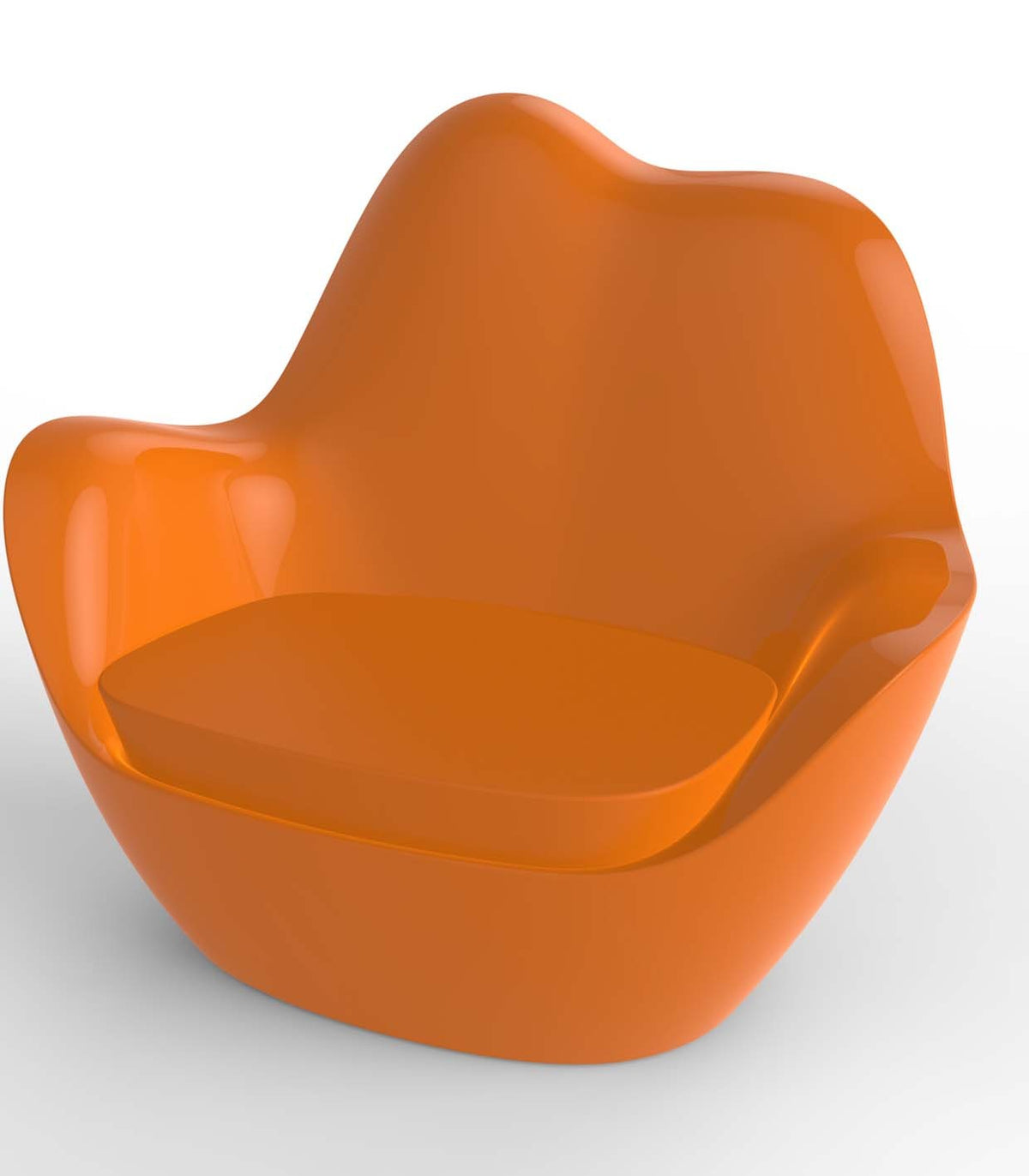 SABINAS CHAISE LONGUE - Fauteuil extérieur courbé terrasse