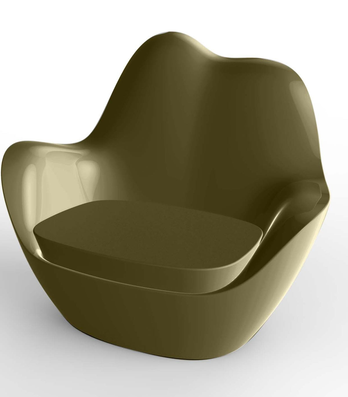 SABINAS CHAISE LONGUE - Fauteuil extérieur courbé terasse