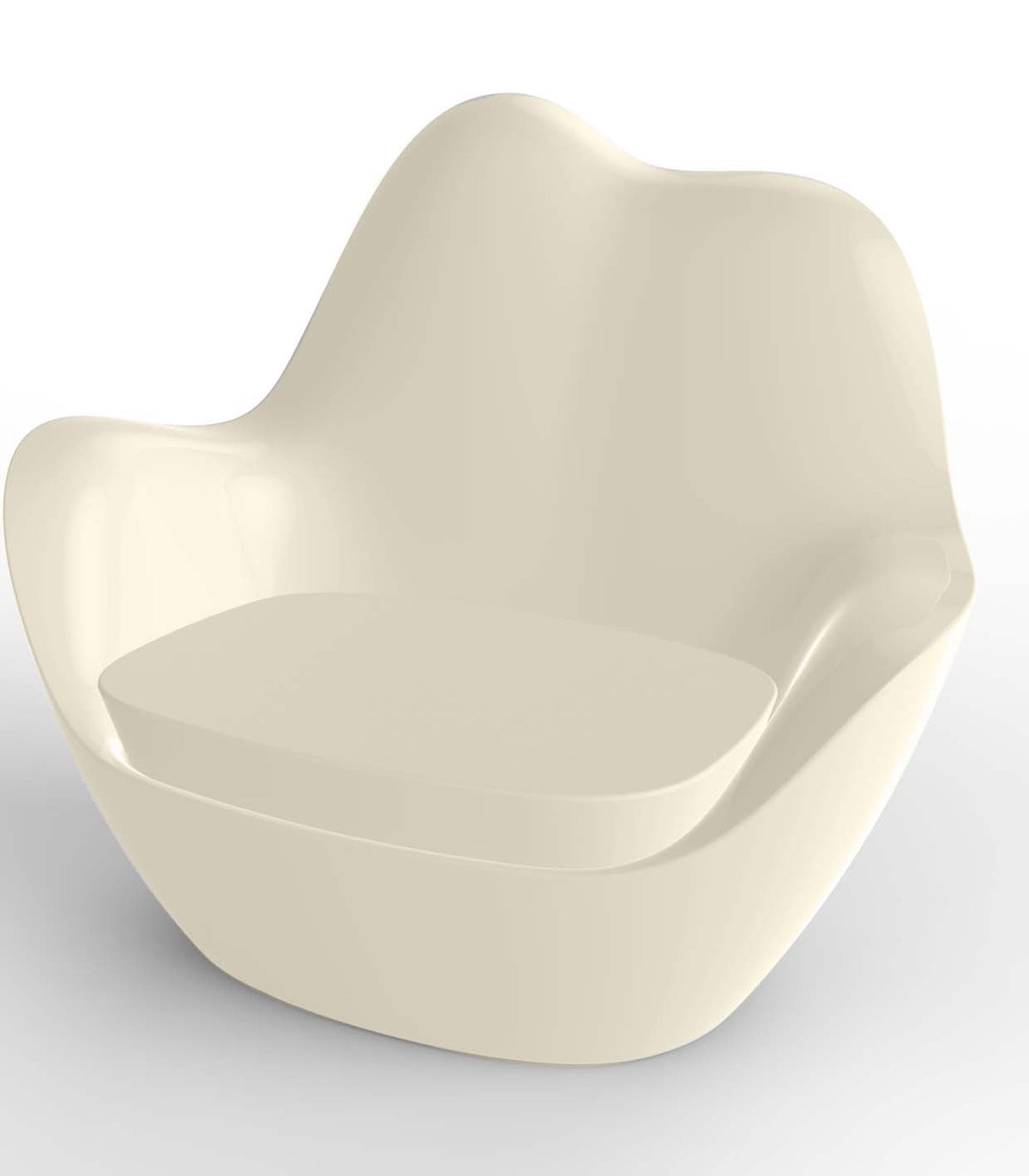 SABINAS CHAISE LONGUE - Fauteuil extérieur courbé terrasse