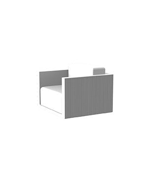 Outdoor Design Armchair white