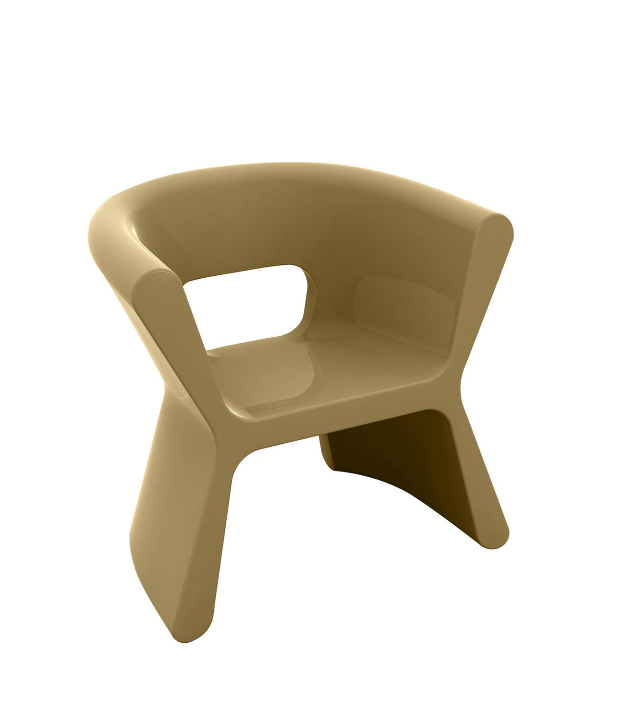 PAL VONDOM Design Armchair - Champagne Lacquered