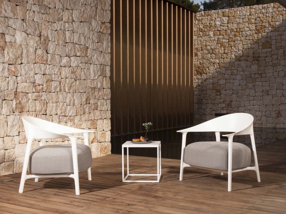 Fauteuil Moelleux luxe design accoudoir metal AFRICA LOUNGE Vondom