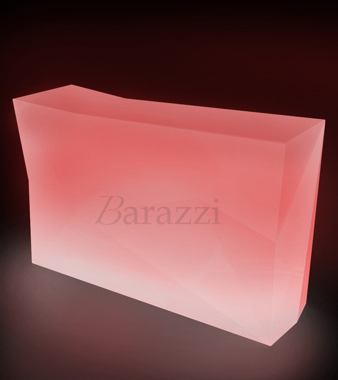 Faz RGB LED Light Double Bar by Vondom (red light)
