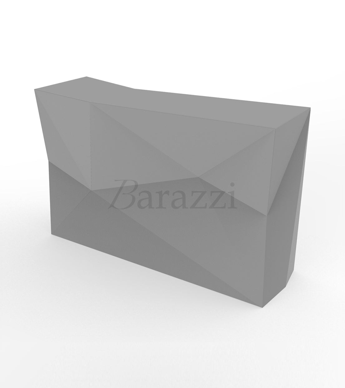 Faz Bar Central Acier Mat par Vondom