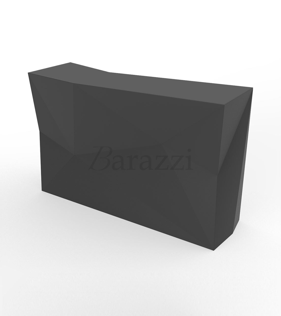 Faz Bar Central Anthracite Mat par Vondom