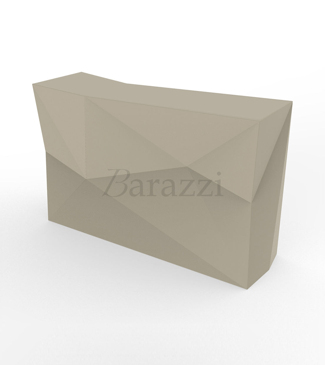 Faz Bar Central Ecru Mat par Vondom