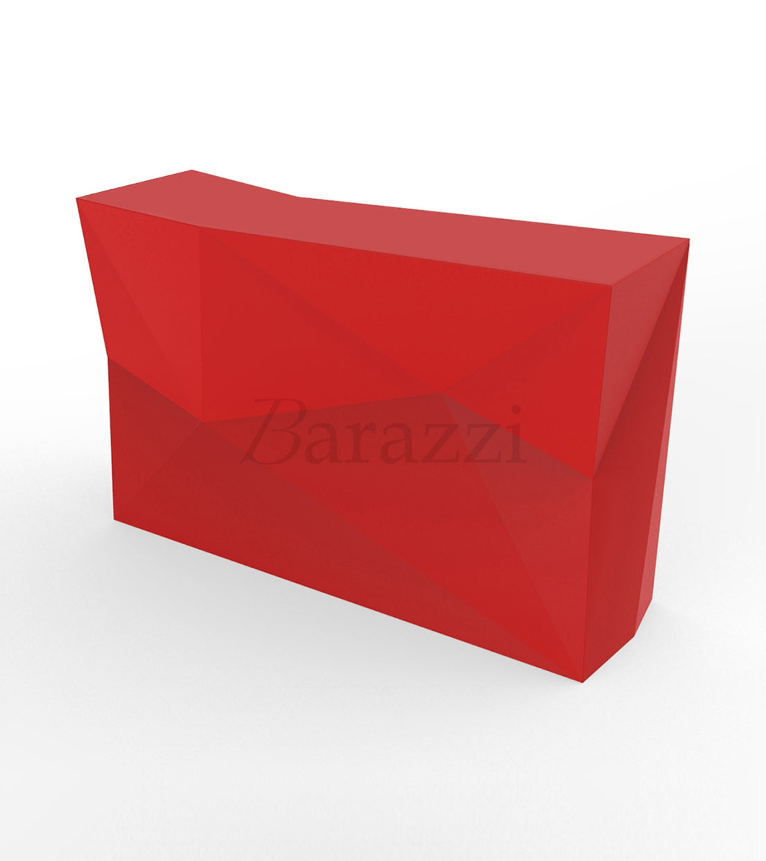 Faz Bar Central Rouge Mat par Vondom