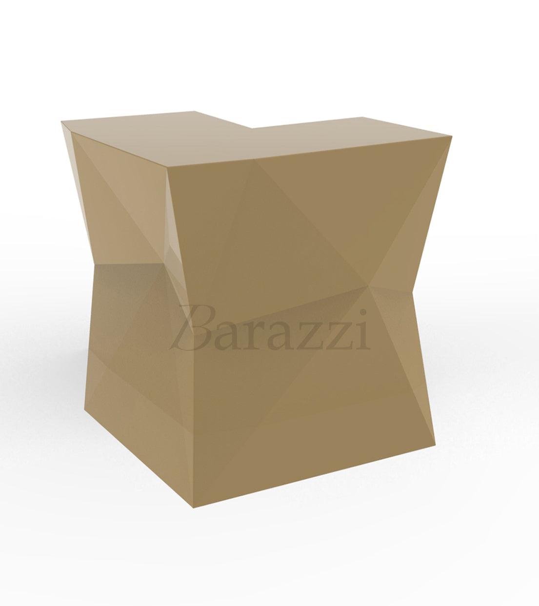 Faz Bar - Beige Lacquered Corner Counter - Vondom