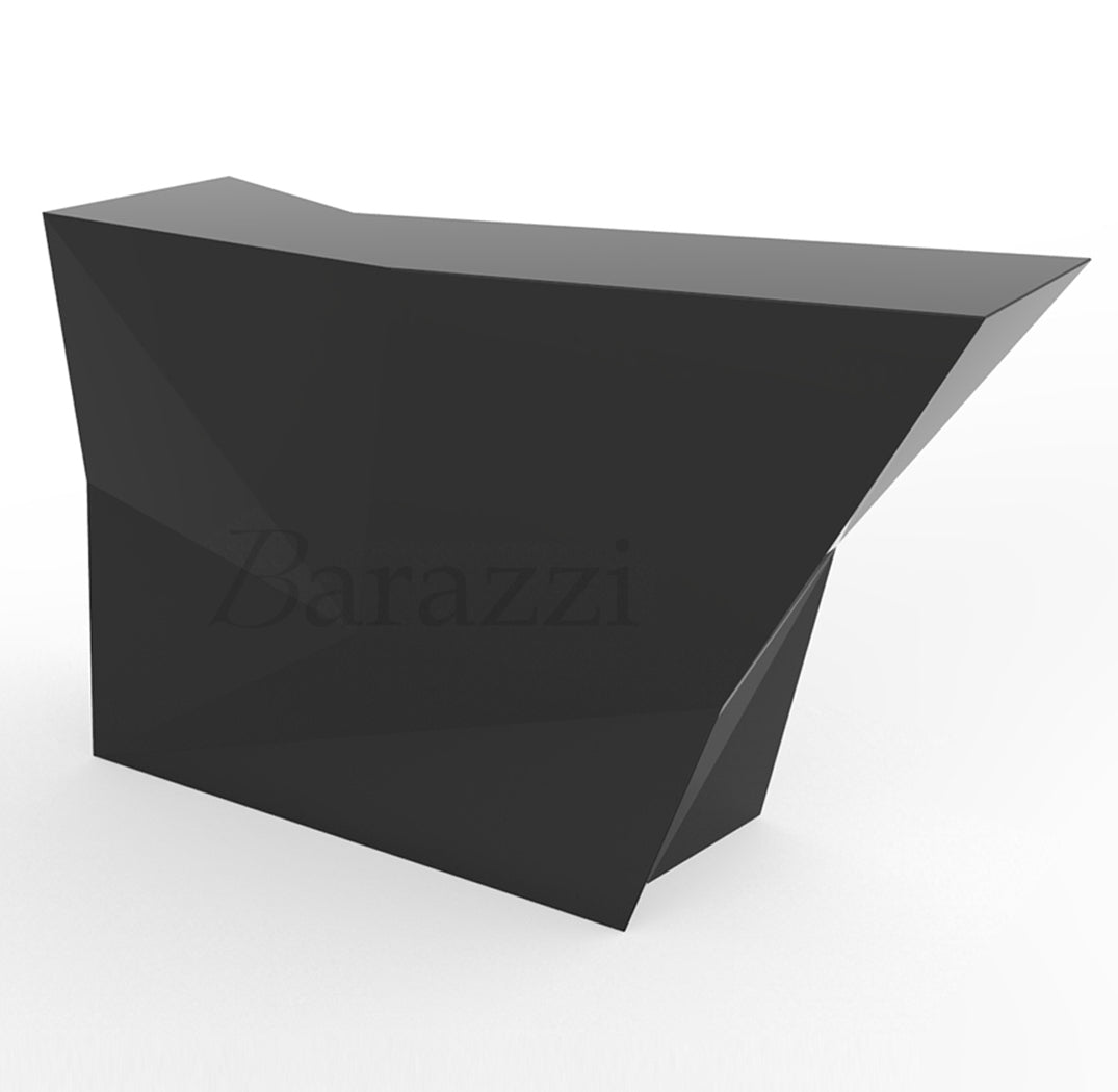 Faz Bar Latéral Noir Laqué par Vondom