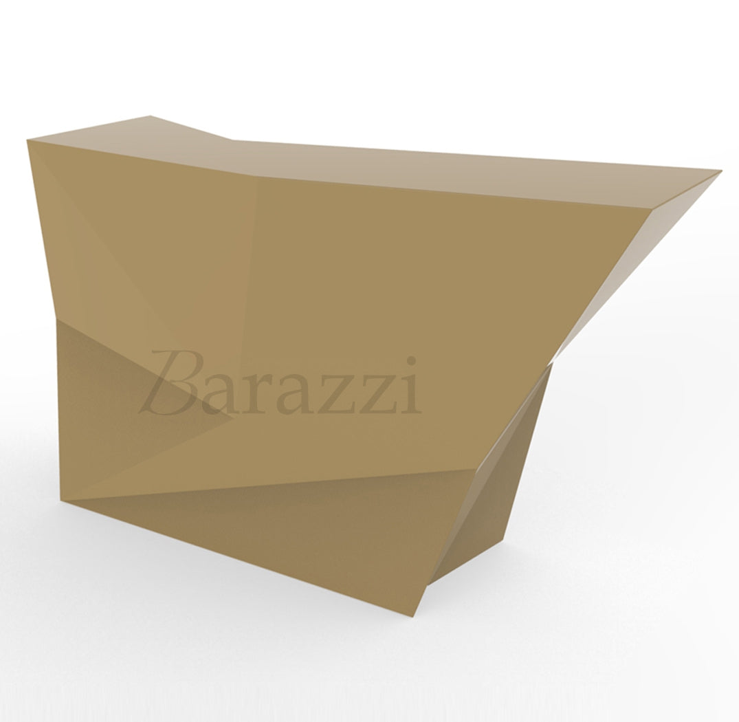 Faz Bar Latéral Beige Laqué par Vondom