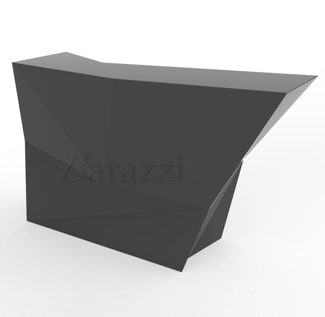 Faz Bar Latéral Anthracite Laqué par Vondom