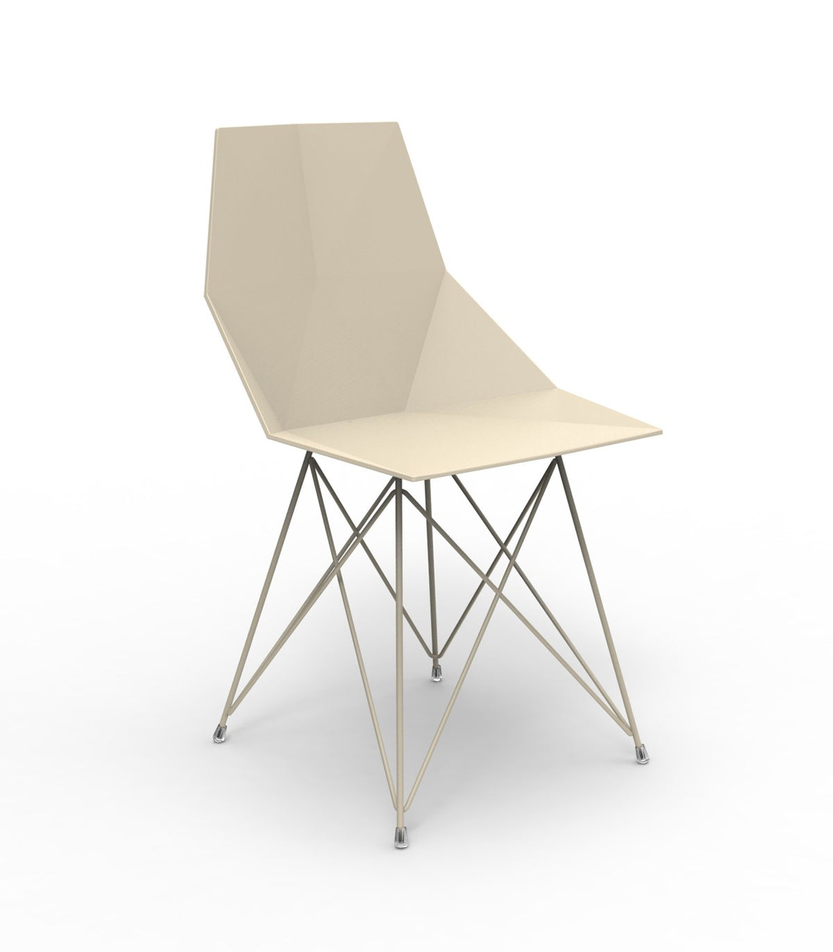 FAZ Chaise inox Vondom - écru