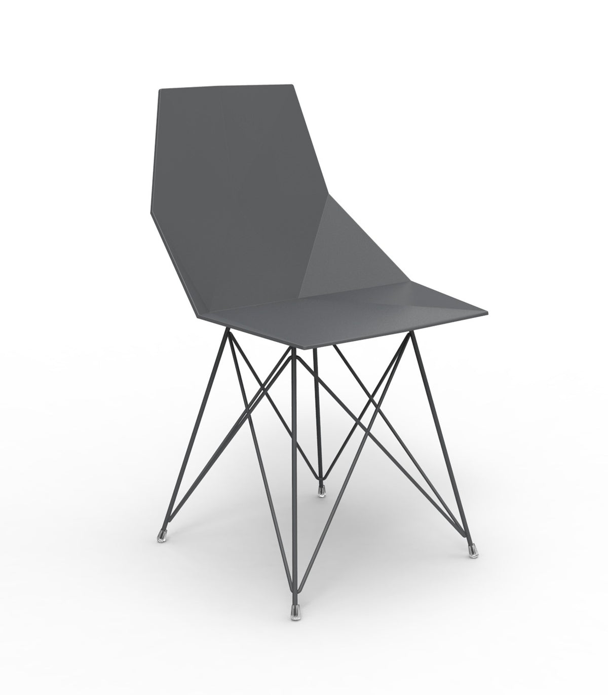 FAZ Chaise inox Vondom - noir