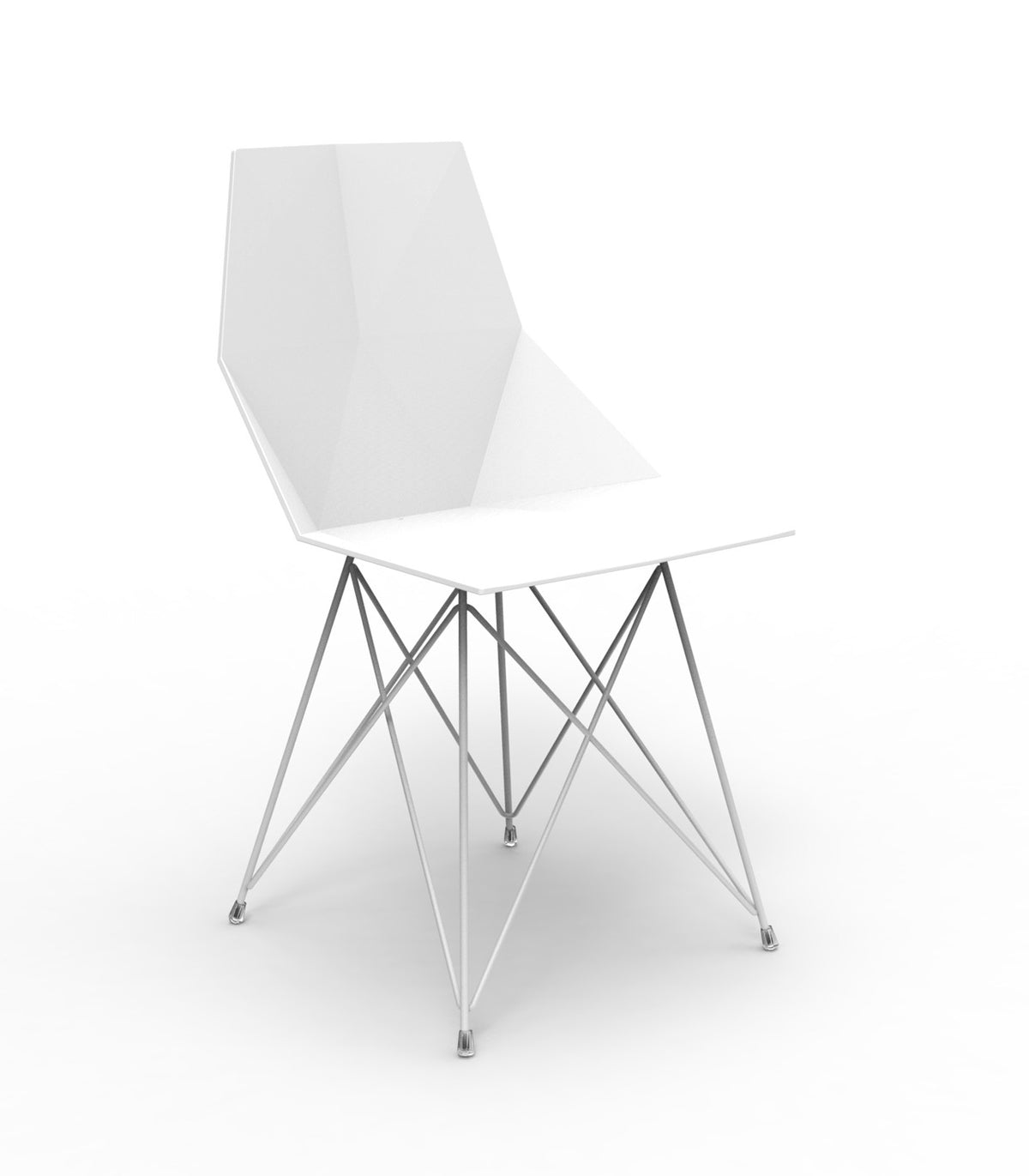 FAZ Chaise inox Vondom - blanc