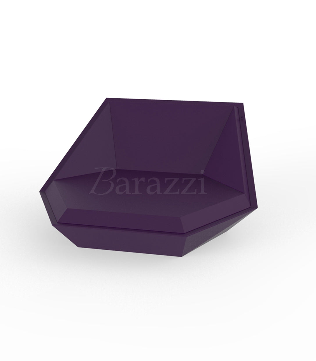 Faz Daybed Finition Prune Laqué par Vondom
