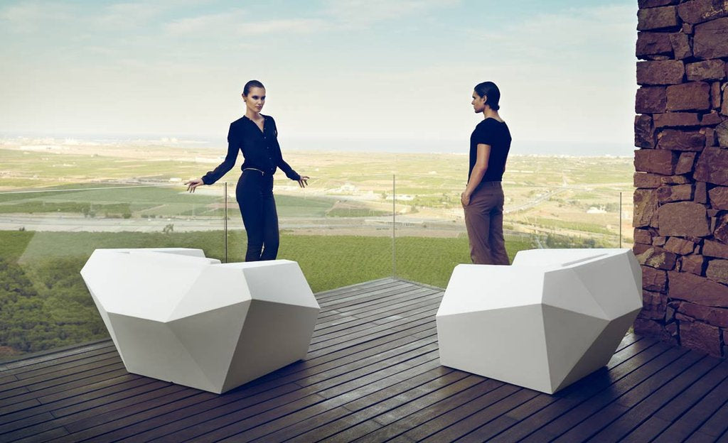  Fauteuil Exterieur Faz Vondom sur Terrasse