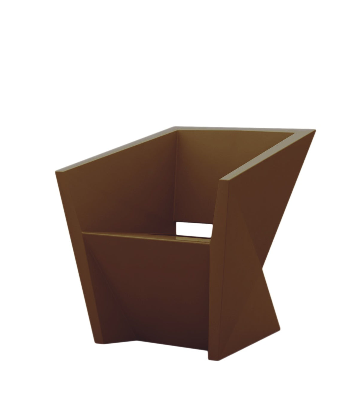 Faz Fauteuil de repas design Vondom laqué - bronze