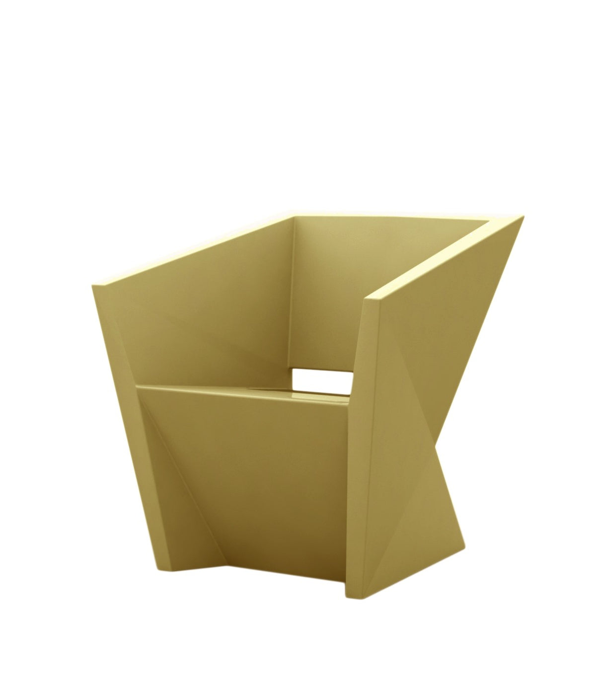 Faz Fauteuil de repas design Vondom laqué - champagne