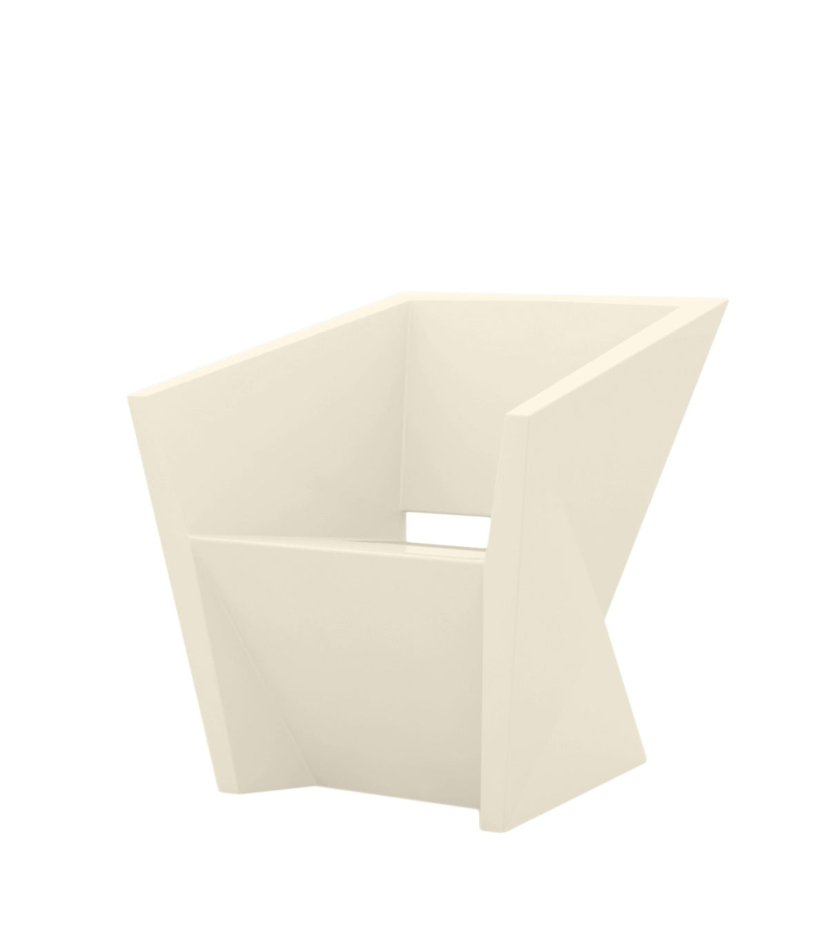 Faz Fauteuil de repas design Vondom laqué - écru