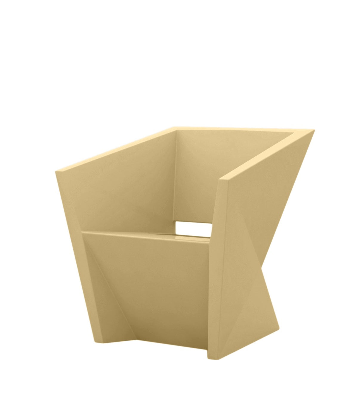 Faz Fauteuil de repas design Vondom laqué - beige