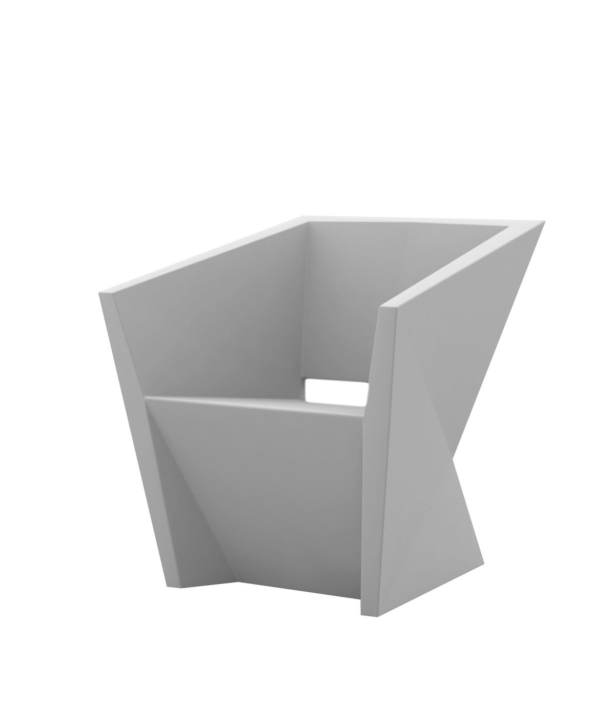 Faz Design Dining Armchair Vondom - steel grey
