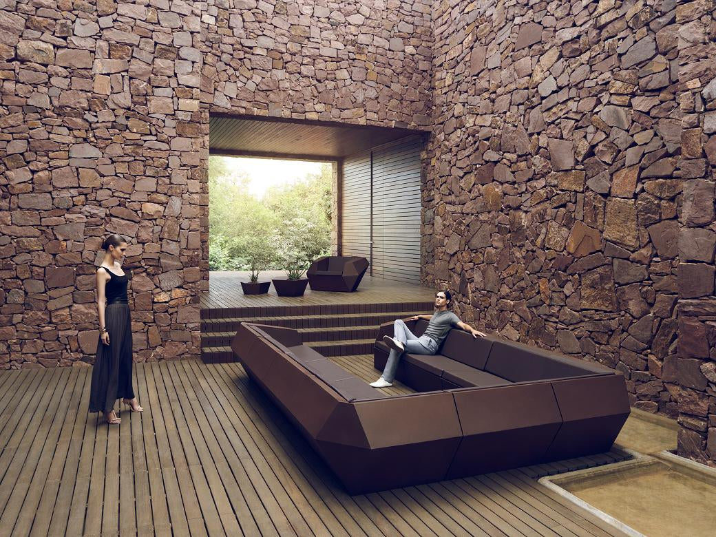 Outdoor Furniture Sofa Armchair Bronze Faz Ramon Esteve Vondom