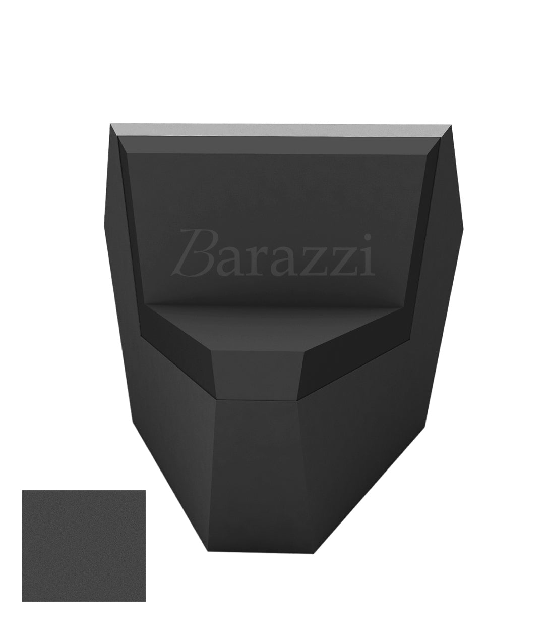 FAZ Sofa Anthracite Corner 45 Matt Polyethylene Vondom
