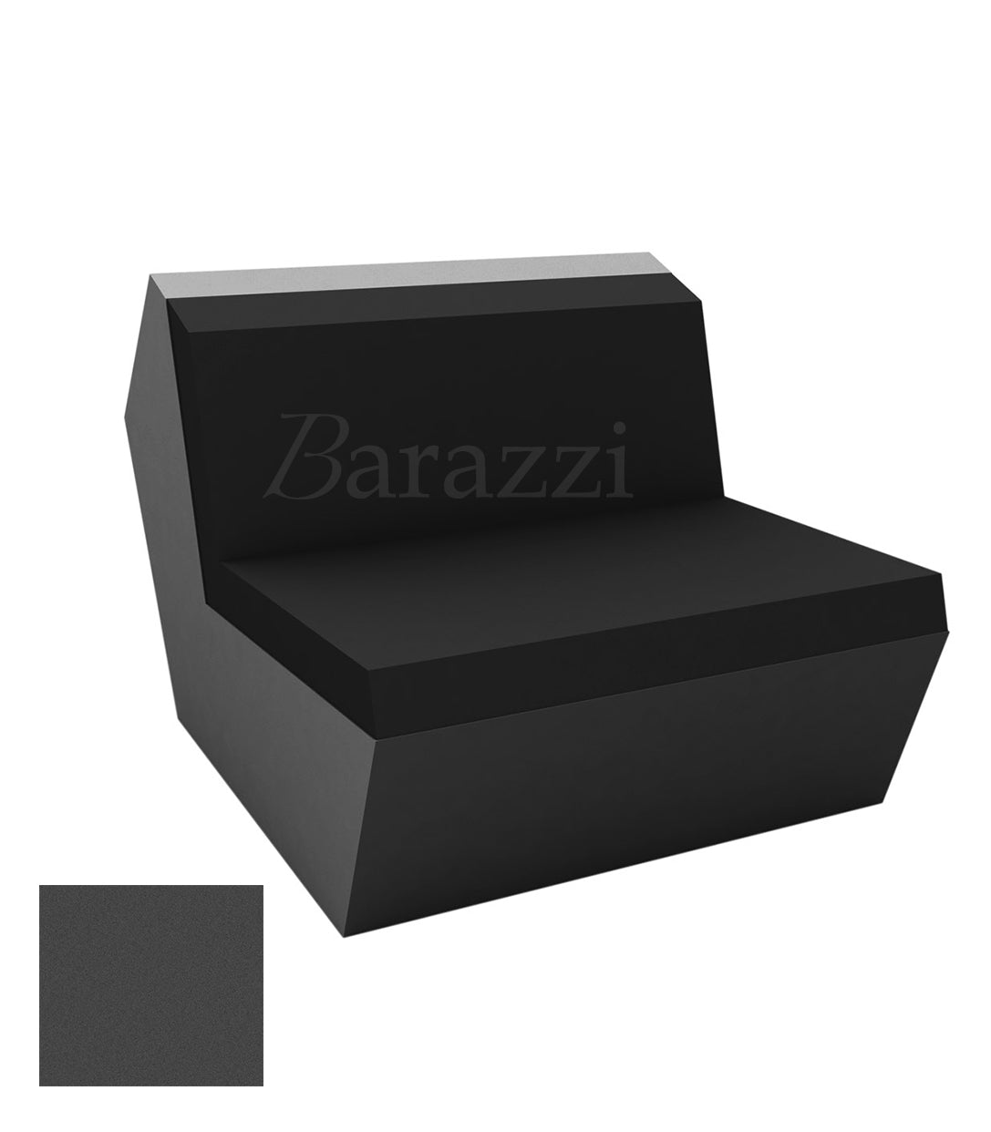 FAZ Sofa Central Anthracite Polyethylene Mat Vondom