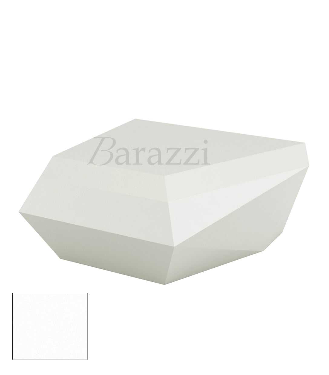 FAZ Sofa Ice Chaiselongue Matt Polyethylene Ottoman Vondom