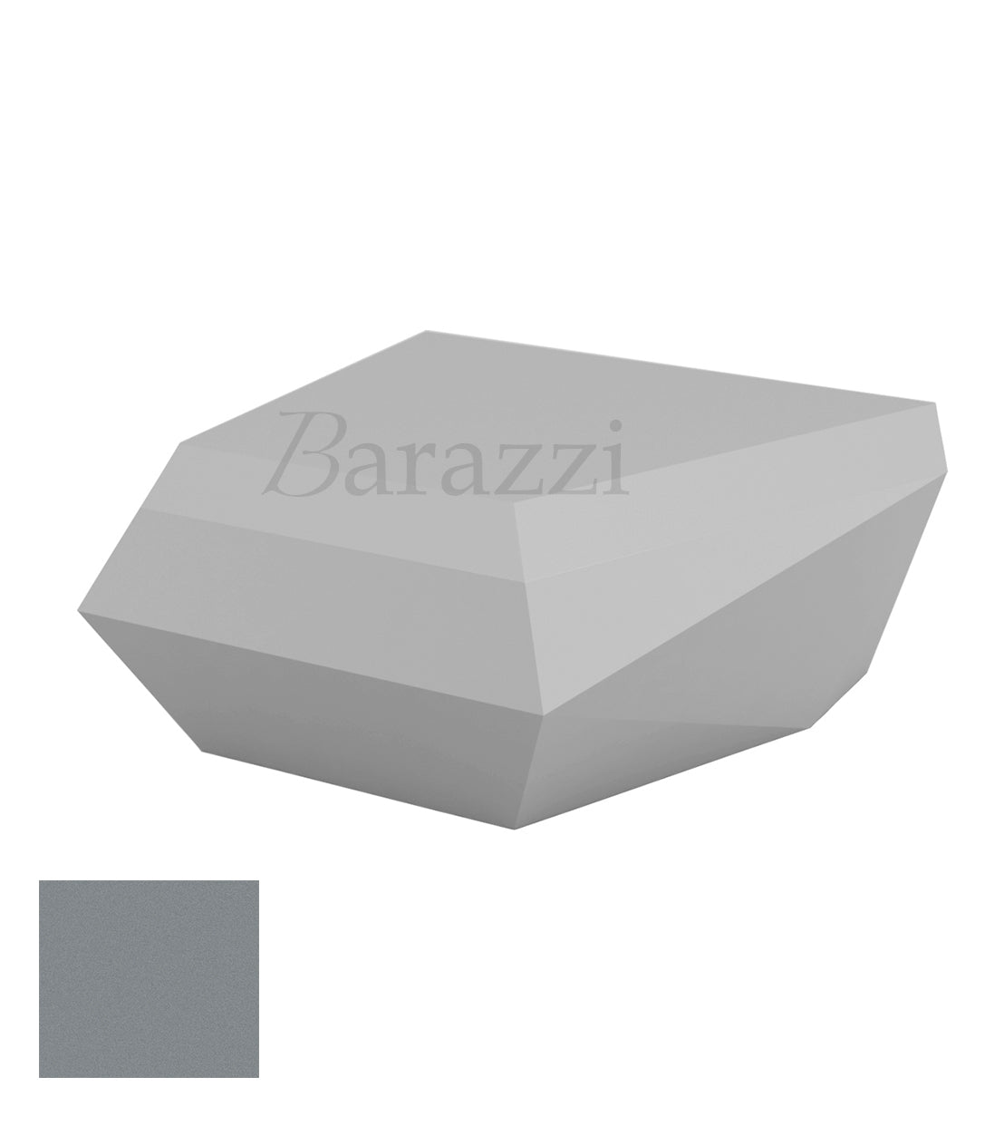 FAZ Sofa Steel Chaiselongue Matt Polyethylene Ottoman Vondom