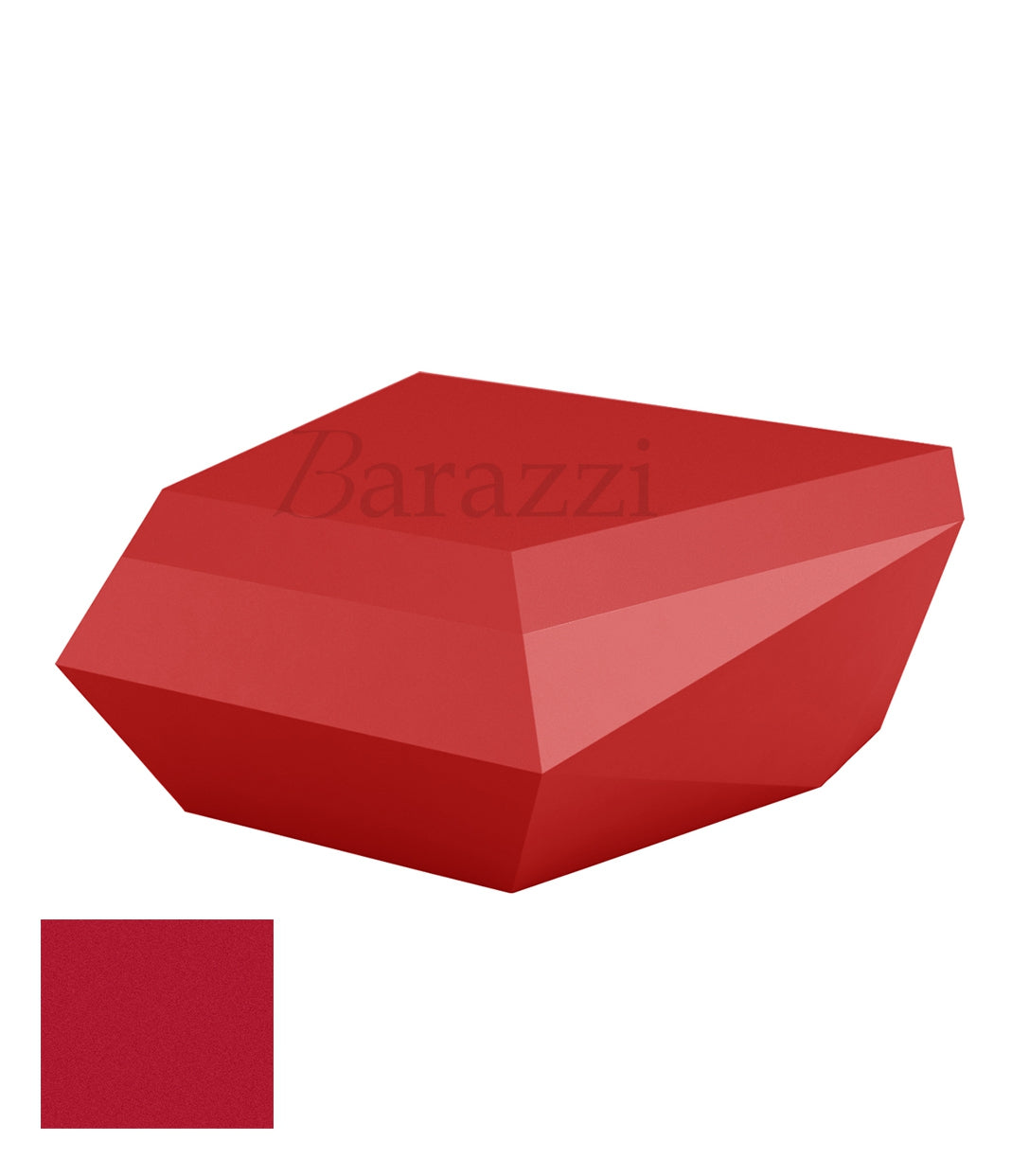 FAZ Sofa Rouge Chaiselongue Matt Polyethylene Ottoman Vondom