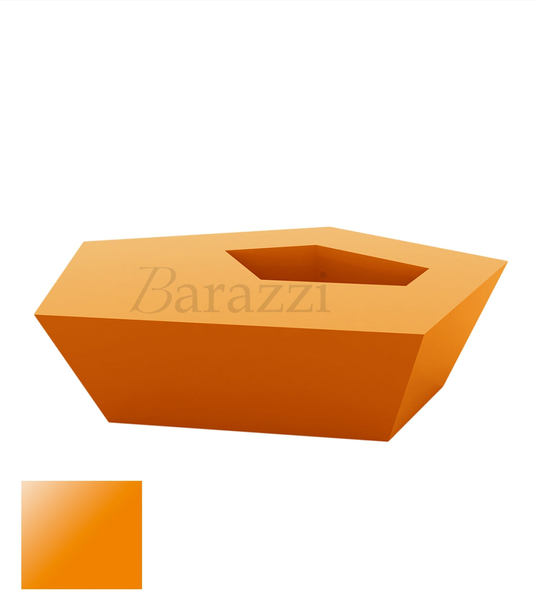 FAZ Table Basse Orange Polyethylene Laque Vondom