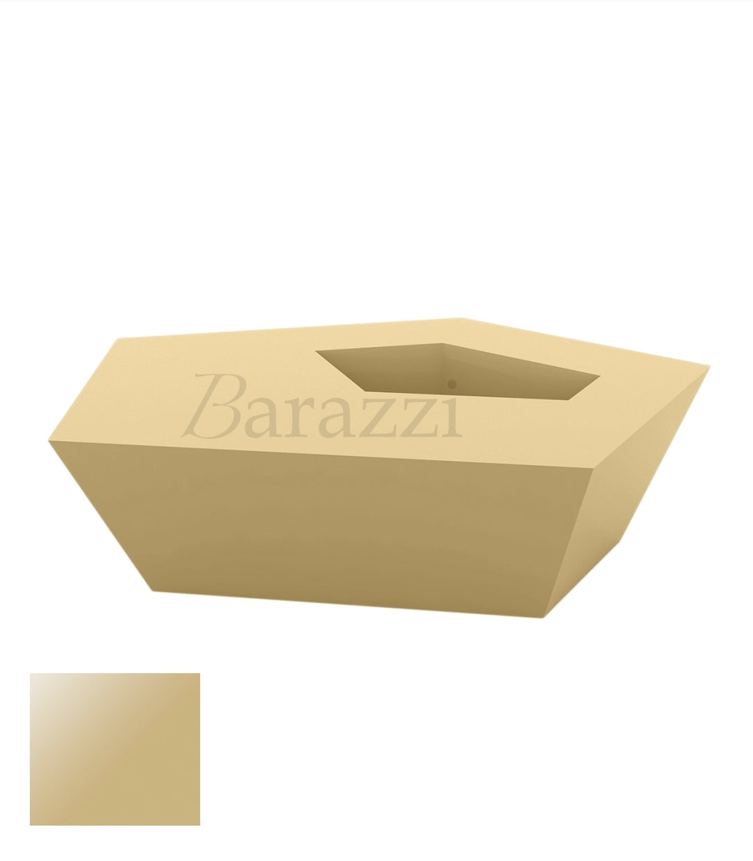 FAZ Table Basse Beige Polyethylene Laque Vondom